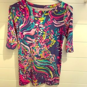 Girls 3/4 sleeve Lily Shift Dress